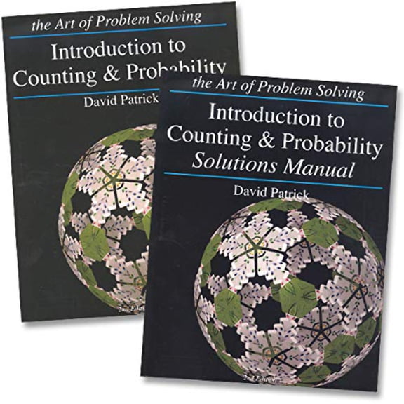 Art of Problem Solving: Introduction to Counting and Probability Books Set (2 Books) - Introduction to Counting Probability Text, Introduction to Counting Probability Solutions Manual