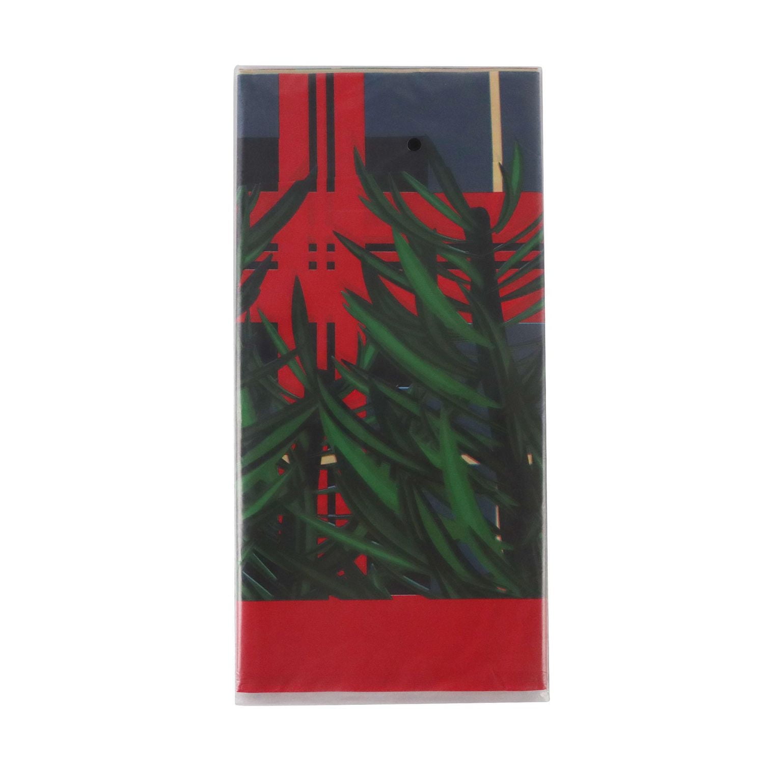 Holiday Time, Christmas Plaid Bowknot Tablecloth, 108in x 54in