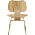 thumbnail image 4 of Modway Fathom 18.5" Style Wood Dining Chairs in Natural (Set of 2), 4 of 5