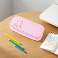thumbnail image 4 of Pink Cute Pencil Case Large Capacity Zipper Stationery Bag For Kids School Supplies Organizer Pencil Pouch For Students Teachers Office Use Multifunctional Design, 4 of 6