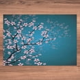 thumbnail image 5 of Ambesonne Japanese Jigsaw Puzzle Durable Cardboard, Sakura Bloom Pattern, 1000 pcs, Petrol Blue Pale Pink, 5 of 5