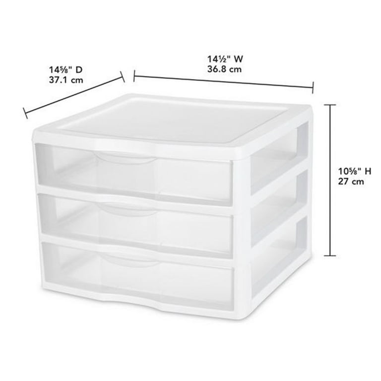 Great prices and Fast Shipping Sterilite 3-Drawer Organizer, Clear, drawer  organizer clear 