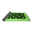 thumbnail image 2 of Ahgly Company Indoor Round Oriental Green Industrial Area Rugs, 4' Round, 2 of 4