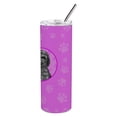 thumbnail image 3 of Carolines Treasures WDK1273TBL20 Doodle Black Design2 Stainless Steel 20 oz Skinny Tumbler Pink 20 oz multicolor, 3 of 4