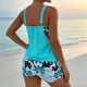 thumbnail image 5 of Traje de baño de dos piezas para mujer, tankini, estampado de hojas, bikini dividido, traje de baño de dos piezas para mujer, tankinis, trajes de baño de 2 piezas para mujer, trajes de baño para mujer, 5 of 6