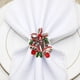 thumbnail image 3 of GOOHOCHY Anillos de servilleta navideños de 6 piezas anillos de la servilleta de campana decoración de mesa de comedor de Navidad, 3 of 7