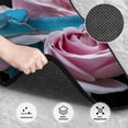 thumbnail image 3 of Kdxio Blue Lipped Pit Viper And Three Pink Roses Print Car Floor Mats Universal SUV Front Rear Floor Foot Mats 4-Piece Full Set with Non-Slip Rubber Backing Car Accessories for Most Cars, 3 of 7