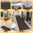 thumbnail image 5 of Ottomanson Non-Slip 2-Piece Kitchen Rug Set, Hallway Runner & Doormat for Entryway, 2' x 3' & 2' x 5', Brown Ribbed, 5 of 8