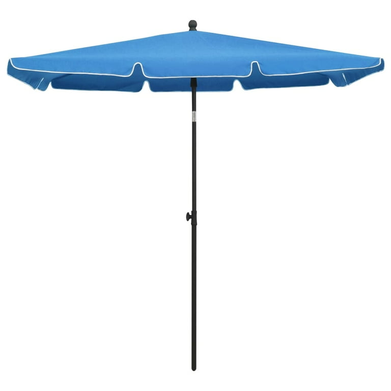 VidaXL Grand Parasol Terracotta De Avec Cadre En Acier Peint, Tissu En