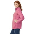thumbnail image 4 of Woman Within Women's Plus Size Microfleece Quarter-Zip Pullover Jacket, 4 of 6