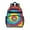 Colorful Rainbow Tie-1, variant on Red Blue Tie Dye Spiral Backpack for School,Cute School Bag,Schoolbag with Adjustable Shoulder Straps & Padded Back,15.25"x11.5"x5.25"