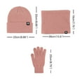thumbnail image 2 of Gorro de invierno, bufanda, guantes con pantalla táctil, conjunto para hombres y mujeres, guantes de gorro, 2 of 5