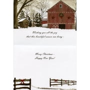 Performing Arts Full Color Inside The Christmas Barn Stationery Paper, 52661-18