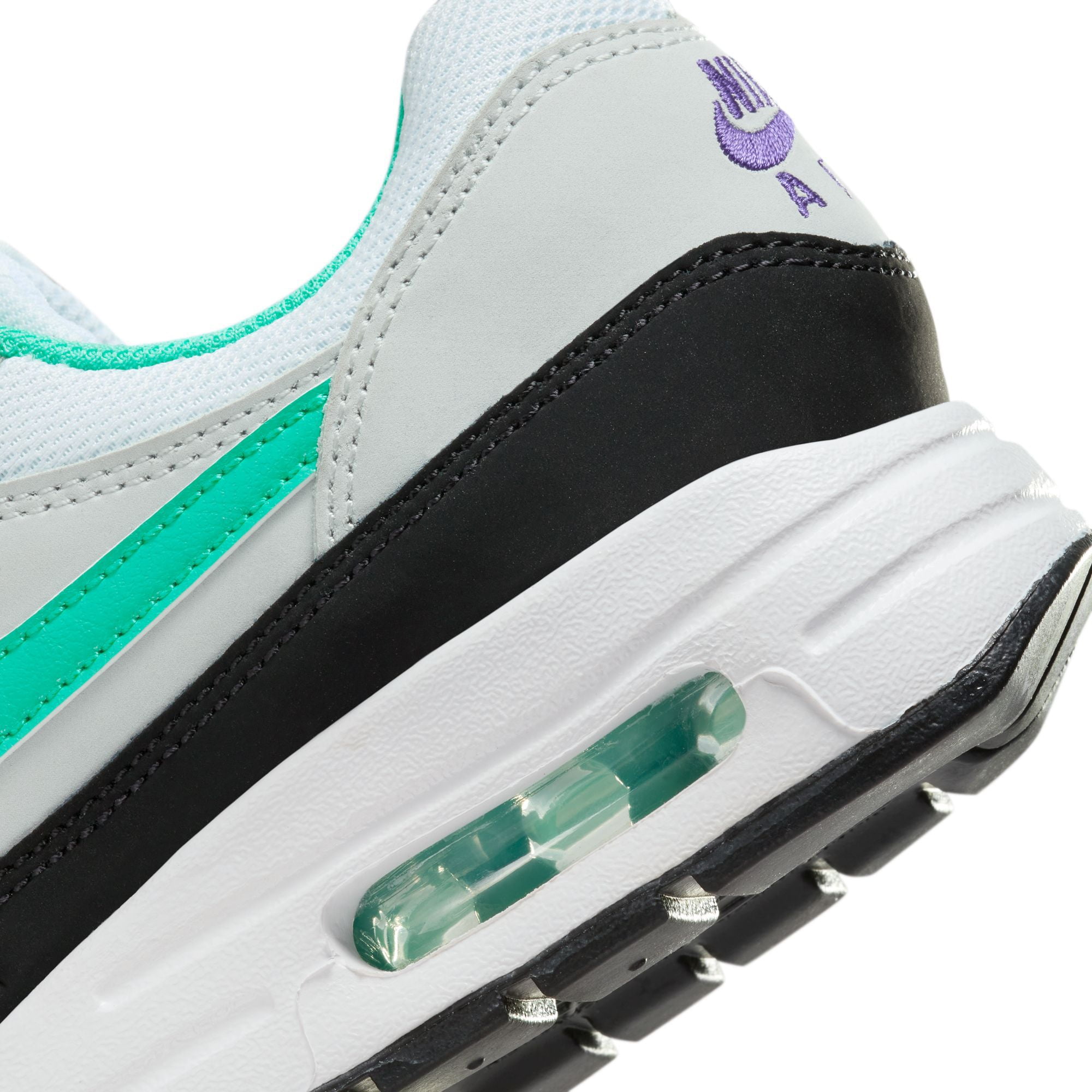 Big Kid s Nike Air Max 1 White Hyper Jade Pure Platinum DZ3307 114 6 Walmart