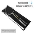 thumbnail image 1 of Badminton Racquet Cover Bag Soft Fleece Storage Bag Case for Badminton Racket, 1 of 7