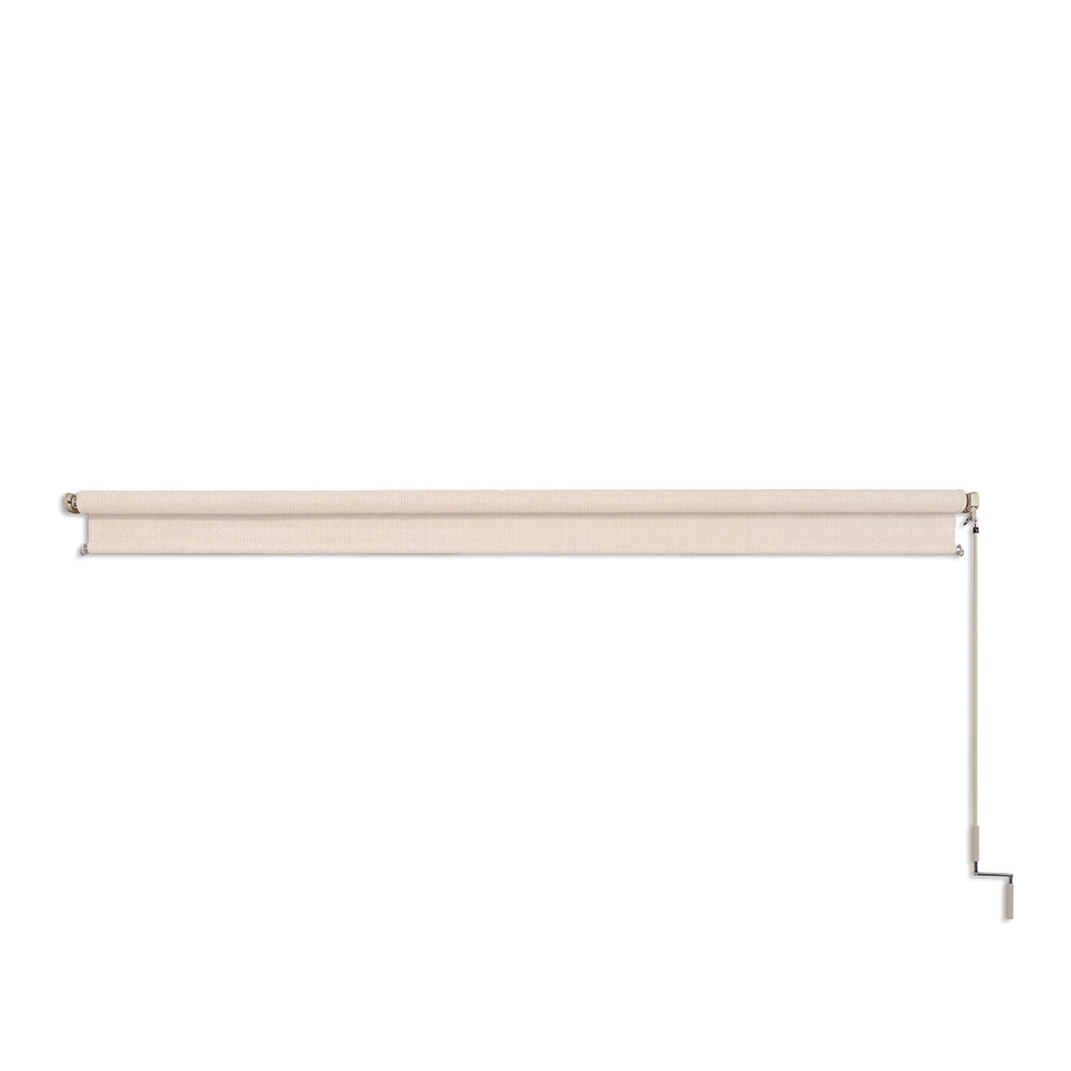 Coolaroo 96" x 72" Crank Operated Beige Roller Sun Shade