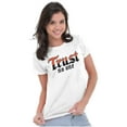 thumbnail image 3 of Cool Urban Streetwear Trust No One Womens Slim Fit Graphic Tee Brisco Brands S, 3 of 5