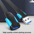 thumbnail image 4 of 3/2/1.5/1/0.5m USB 3.0 Male to Female Extension Cable High Speed Data Sync Cord, 4 of 8