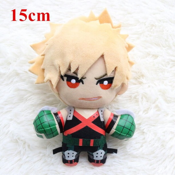 Bakugou Katsuki Todoroki Kawaii Cartoon Anime Plush ToysShoto Midoriya Izuku Bolster Plush Boku No Hero Academia Pillowyellow15cm Deng Xun unisex