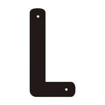 Dongrere 6In Metal Alphabet House Numbers - DIY Address Sign for Outdoor Use, Easy Install Weatherproof Address Plaques for Home, Office & Gate