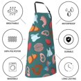 thumbnail image 5 of Kdxio cute Skull organ Apron with Pockets Adjustable Kitchen Aprons for Men Women Waterproof Aprons for Cooking,Drawing,Crafting, Baking Household Cleaning, 5 of 8