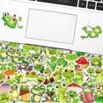 thumbnail image 2 of Cartoon animal frog stickers, set of 50, waterproof and UV resistant, for gadgets., 2 of 5