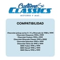 thumbnail image 2 of CUSTOMS & CLASSICS Calaveras ahumadas compatibles con Cheyenne Suburban 92–99, 2 of 5