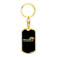 thumbnail image 4 of Mountain Bike Evolution Cycling Stainless Steel or 18k Gold Premium Swivel Dog Tag Keychain, 4 of 8