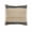 Black Tan And Taupe, variant on 4 x 20 x 20 in. Black Striped Zippered Jute Throw Pillow