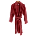 thumbnail image 4 of BC BARE COTTON Bare Cotton Kids Microfiber Fleece Shawl Robe - Girls - Red (cranberry) - XLarge, 4 of 5