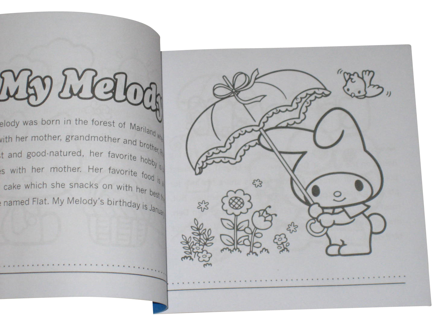 Sanrio Hello Kitty & Friends 4.5 Inch Small Mini Character Coloring Book 