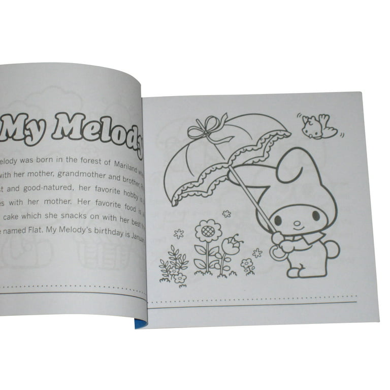 Sanrio Hello Kitty & Friends 4.5 Inch Small Mini Character Coloring Book 