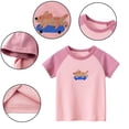 thumbnail image 2 of Nmmacb Girls Crew Neck T-Shirts Tee for Kids Baby,Toddler Short Sleeve Cartoon Shirts Fashion T-Shirt Tops Tees for 1-8Y, 2 of 9