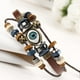 thumbnail image 3 of Pulsera trenzada de cuero sintético con dijes, 3 of 9