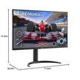 thumbnail image 4 of LG 31.5" 4K Ultra HD 60Hz 4ms GTG VA LCD FreeSync Gaming Monitor (32UR500-B) - Open Box, 4 of 5