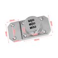 thumbnail image 3 of Cerradura de contraseña de la puerta del gabinete sin perforaciones cerradura de cajón del hogar de doble apertura, 3 of 11