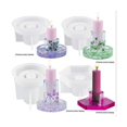 thumbnail image 4 of 5pcs Silicone Mould Candle Holder, Casting Mould Candle Holder, Candlestick Silicone Mold,diy Silic, 4 of 5