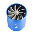 thumbnail image 1 of S SERENABLE charger Air Intake nator Twin Fan 2.5-2.9inch -Blue, 1 of 9