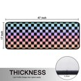 thumbnail image 5 of Kitchen Rugs Sets Of 2,Gradient Color Checkered Pattern Anti Fatigue Kitchen Mat Rugs Non Slip Washable,Decorative Kitchen Floor Mats for Kitchen,Sink,Laundry,17"x47"+17"x47", 5 of 5