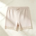 thumbnail image 2 of Acaics Girls' Shorts for Home Lace Bow Safety Shorts Elastic Waist Under Dress, 2 of 6