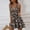 Black, variant on SMihono Summer Bohemian Dresses Women Plus Size Ladies V-Neck Sleeveless Holiday Style Condole Flowers Print A-Line Dress
