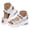 White, variant on Women's Platform Wedge Sandals Non Slip Memory Foam Sports Shoes Mesh Cushion Walking Sneakers