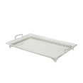 thumbnail image 4 of Bandeja de servicio de comida de hierro de metal con asas para la entrada de la cocina Decoración de la boda Material duradero multifuncional Estilo Argén perfecl Bandeja de pastel de postre, 4 of 8