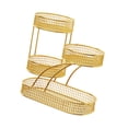 thumbnail image 4 of CarpNettore Bathroom Counter Storage Organizer Shelf Bathroom Countertop Organizer Versatile gold, 4 of 9
