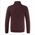thumbnail image 3 of Bcfgryg Male Sweater Jacket Loose Sweater Male Casual Knitted Cardigan Sweaters For Men Red M, 3 of 3