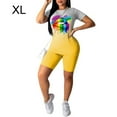 thumbnail image 1 of T-shirt de Sport à Manches Courtes pour Femme, Jaune, XL, 1 of 7