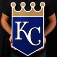 thumbnail image 1 of Kansas City Royals 23" Lasercut Steel Logo Sign, 1 of 1