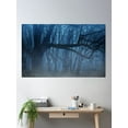 thumbnail image 2 of Murky Forest Poster Wall Art, Modern Wall Decor, 8x12 UNFRAMED, 2 of 3