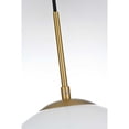 thumbnail image 6 of Living District Baxter 10 Inch Pendant Frosted White Shade in Satin Gold, 6 of 9