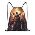thumbnail image 1 of Pofeuu Five Nights At Freddy'S for Water-Resistant 210D Drawstring Bag Compact Foldable Design Gym Yoga Travel Essentials Lightweight Carryall-Small, 1 of 6